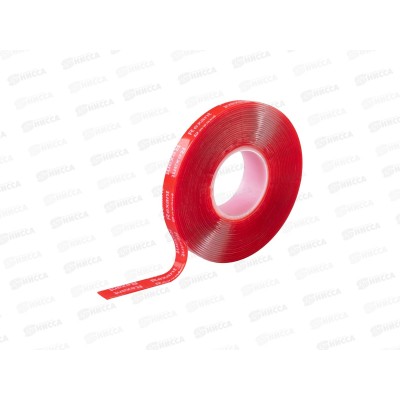 Двухсторонний скотч прозрачный  на VHB акриловой основе, 10 мм х 5 м REXANT