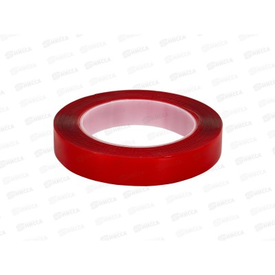 Двухсторонний скотч, акриловая основа, прозрачный, 20мм, ролик 5м REXANT