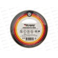 Изолента KRANZ 0,13х19мм, 25м, белая