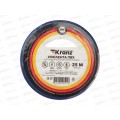Изолента KRANZ 0,13х19мм, 25м, синяя