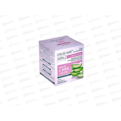 Delicare крем для лица Aloe мульти+веки 50мл Delicare крем для лица Aloe мульти+веки 50мл