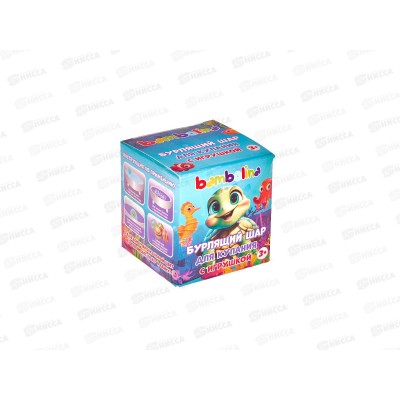 Bambolina бур шар синий с игрушкой 130г