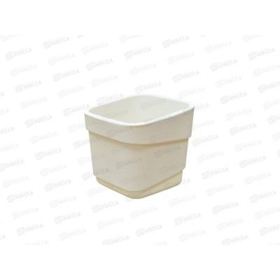 Горшок цв. &quotHills&quot фактурный 4л Молочный С97507 *12