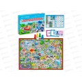 Игра-ходилка с карточками в коробке. Автошкола, 32760