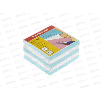 Кубарик EK 2723 90*90*мм, 2цвета белый/голубой *24