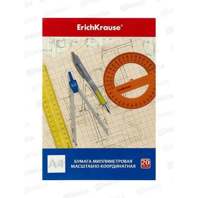 Бумага миллиметр. А4  20л EK 49725*40