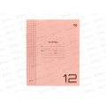 Тетрадь 12л кл. BG UniTone Neon ,пластик. обл. оранжевый 08895 *10/150