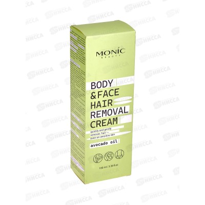 Monic Beauty Крем для депиляции с маслом авокадо 100мл Monic Beauty Крем для депиляции с маслом авокадо 100мл