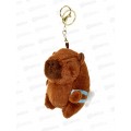 Брелок-подвес сувенирный 12см Капибарка с рюкзачком Ткбр1566-6 Брелок-подвес сувенирный 12см Капибарка с рюкзачком Ткбр1566-6