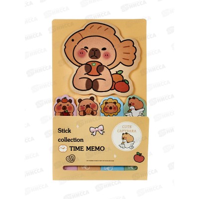 Стикеры-мемо бумага 5сетов Капибарка NO:N7-016 Стикеры-мемо бумага 5сетов Капибарка NO:N7-016