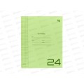 Тетрадь 24л кл. BG UniTone Neon пластик обл, неон салатовый 08958 *10/120