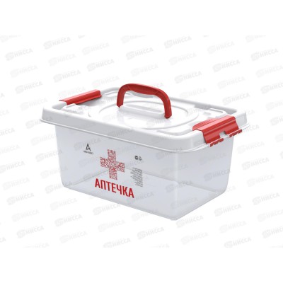 Бокс универсальный 8л (359х242х166мм) Аптечка, АП 411