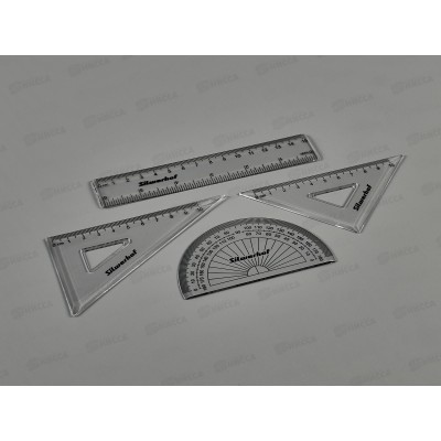 Набор черт. Silwerhof Color прозр.пласт 2060551*12