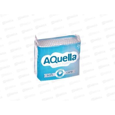 Aquella Ватные палочки п/э 200шт *48 Aquella Ватные палочки п/э 200шт *48
