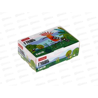 Гуашь Hatber Colora 6цв 20мл, 090065 *12 Гуашь Hatber Colora 6цв 20мл, 090065 *12