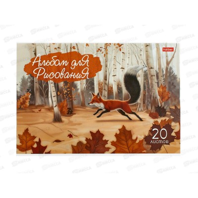 Альбом д/рис.20л Hatber Рыжие лисички 091477  *12/70