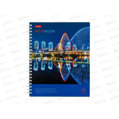 Тетрадь100л кл Hatber. A5 Огни ночного города, греб., 31507 *4/40