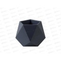 Кашпо "Абремо" 0,72л Антрацит КШ-1750 *18