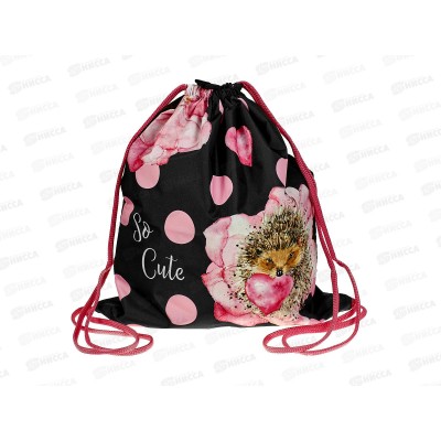 Мешок для обуви Хат Ежик в горошек 91013*12