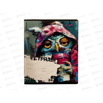 Тетрадь 24л лин. ПОЛИ Coffee mania, 63280  *10/160