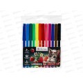 Фломастеры 12цв. Attomex Kawaii Cat вент. колп. блистер 5081536 *24