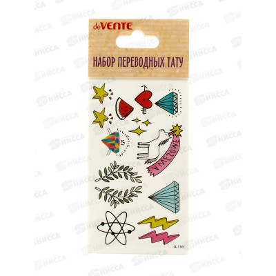 Татуировка-наклейка deVente Awesome (6х10.5см) 8002071 *12 Татуировка-наклейка deVente Awesome (6х10.5см) 8002071 *12