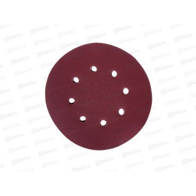Круги абразивные перфорированные "велкро" 10шт 180мм,Р180 110-180180,8отверстий *400 Круги абразивные перфорированные "велкро" 10шт 180мм,Р180 110-180180,8отверстий *400
