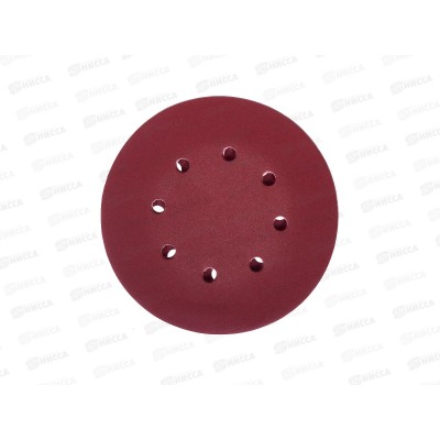 Круги абразивные перфорированные "велкро" 10шт 180мм,Р320 110-180320,8отверстий *400