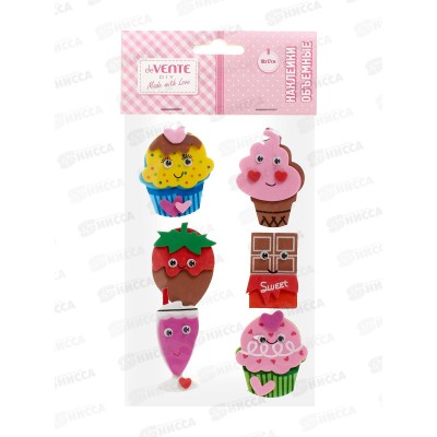 Наклейки deVente объемные I like chocolate из фоамирана 8004067 *12 Наклейки deVente объемные I like chocolate из фоамирана 8004067 *12