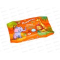 Pamperino Kids  влажные полотенца дет с ром алоэ вер и вит Е №60 80055