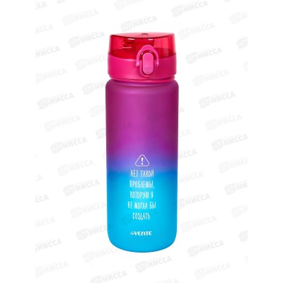 Бутылочка deVENTE д/воды 800мл Degrade пластик, роз-синяя 8090237 *15 Бутылочка deVENTE д/воды 800мл Degrade пластик, роз-синяя 8090237 *15
