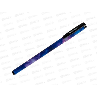 Ручка шар. BRAUBERG-143714 ST Grip Space 0.7мм синяя *36