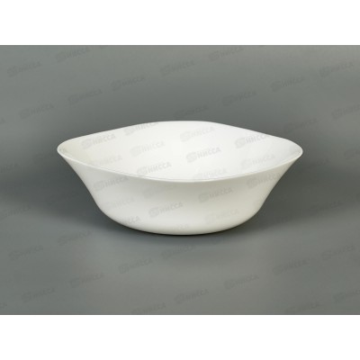 Салатник квадратный d-17см 650мл белье 100бел-скл7,5 *6/48