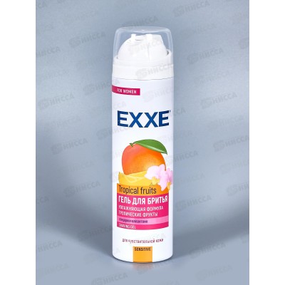 EXXE Гель д/бритья SENSITIVE Троп фрукты 200мл *6 С0008030