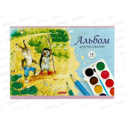 Альбом для рисования 16л SVETOCH Добрые истории, 000648  *10
