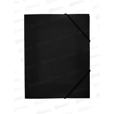 Папка на резинке EXPERT А4 PRISMA 35мм черный ЕС210400001  *5