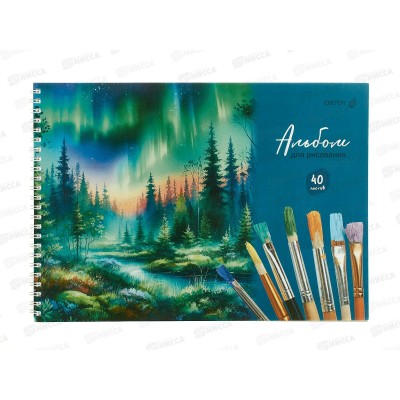 Альбом для рисования 40л SVETOCH Волшебные моменты, 01542 *5/25 Альбом для рисования 40л SVETOCH Волшебные моменты, 01542 *5/25