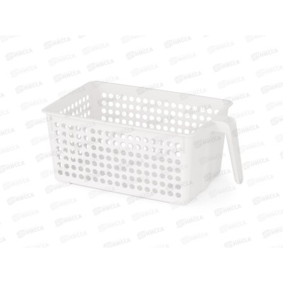 Корзина д/хранения с ручкой Белый М8973 *12