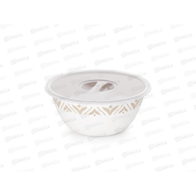 Чаша &quotЭстетика&quot 3,5л с/кр Бело-бежевый М8739 *12