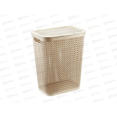Корзина 35,0л д/белья ПИРУЛА Латте  М2614 *5 Корзина 35,0л д/белья ПИРУЛА Латте  М2614 *5
