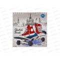 Блокнот (скетчбук) 24л Sport,145*145, спираль *10