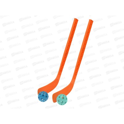 Набор для игры в хоккей "Непоседа" №2 АП 209 (2 клюшки детские, 510мм, 2 шара)