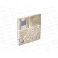 Салфетки 3сл 20л 33*33 Bouquet Home Золотые узоры и полосы,25021*12