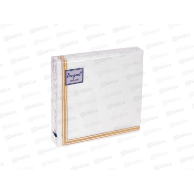 Салфетки 3 слойные 25 листов 24*24 Bouquet de Luxe Золотая рамка,37888*15 Салфетки 3 слойные 25 листов 24*24 Bouquet de Luxe Золотая рамка,37888*15