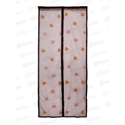 Занавес от насекомых 90х210 см., AL-25207 магнитный замок*60