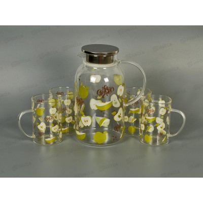 Кувшин 1800мл + 4 чашки 180мл, AL-25448  *8