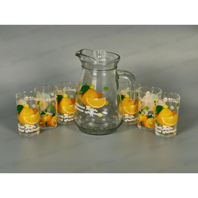 Кувшин 1200мл + 6 чашек 180мл, AL-25510  *8