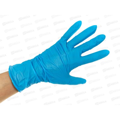 Перчатки нитриловые Усиленные р.S SEMP001K 50пар *10