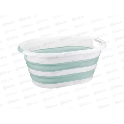 Таз 17,5л ФЛЕКС овал складной Морская волна М2520 *5