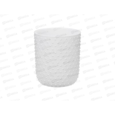 Кашпо  БАБЛ 4л со вставкой Белый М3253 *3